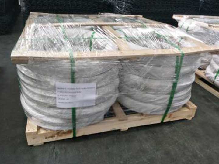 galvanized iron wire packaging for shipping