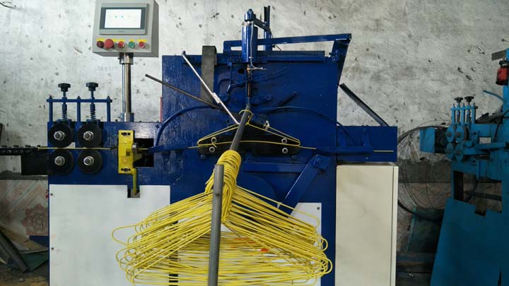 small hanger machine shipped to Spain